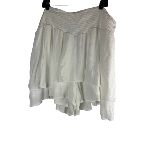 NWT Torrid 3.5 Inch Short Gauze High-Rise Ruffle Hem Shorts Plus Size 5X 28 - Picture 5 of 10